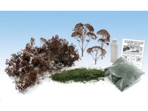 listnaté stromy středně zelené stavebnice Woodland Scenics F1661