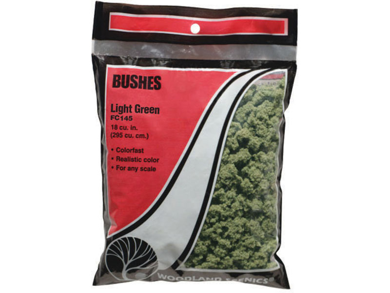 foliáž střední/hrubá světle zelená Woodland Scenics FC145