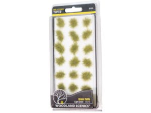 světle zelené chomáčky trávy Woodland Scenics FS770