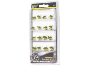 chomáčky středně zelené prérijní trávy Woodland Scenics FS777