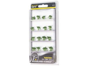 chomáčky tmavě zelené prérijní trávy Woodland Scenics FS778