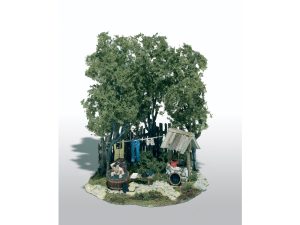 Mini-Scene koupající se muž Woodland Scenics M110