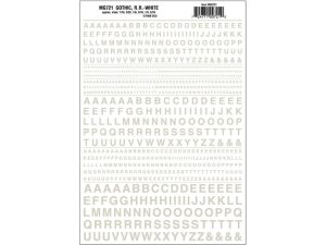 propisot písmena Gothic R.R. bílá Woodland Scenics MG721