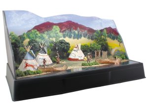 indiánská vesnice Woodland Scenics SP4133