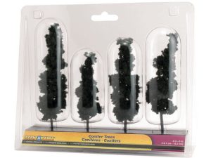 jehličnaté stromy 4ks Woodland Scenics SP4151