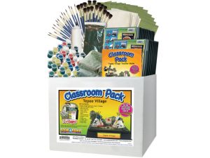 minidiorama indiánská vesnice 4 ks Woodland Scenics SP4250