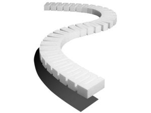 pěnové kolejové podloží 2,5 cm Woodland Scenics ST1407