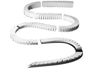 pěnové kolejové podloží stoupání 2% Woodland Scenics ST1410