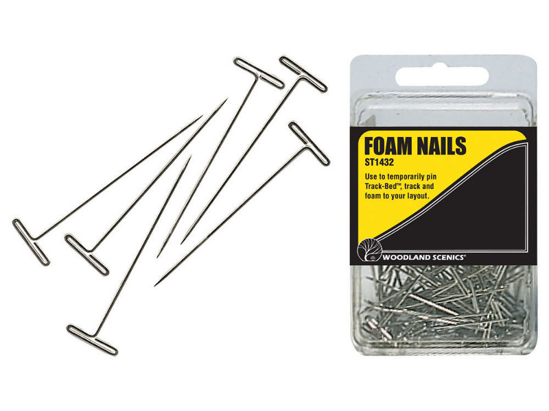 hřebíčky na pěnové desky Woodland Scenics ST1432
