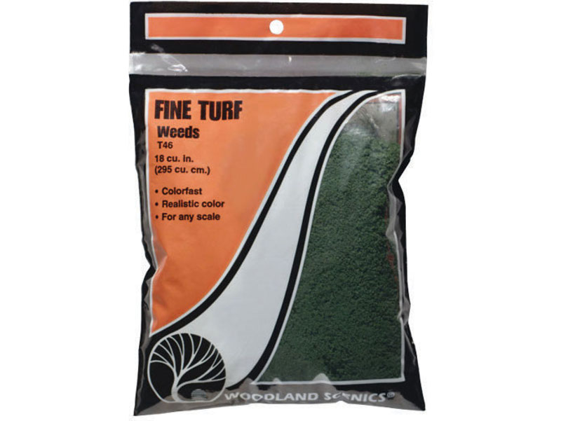 posyp jemný tmavě zelený Woodland Scenics T46