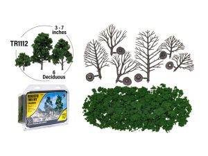 listnaté stromy 6 ks Woodland Scenics TR1112