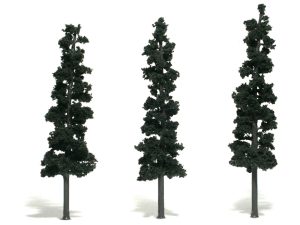 jehličnaté stromy velké 3 ks Woodland Scenics TR1563