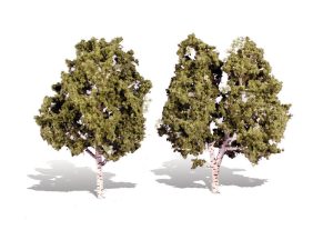 listnaté stromy střední 2 ks Woodland Scenics TR3536